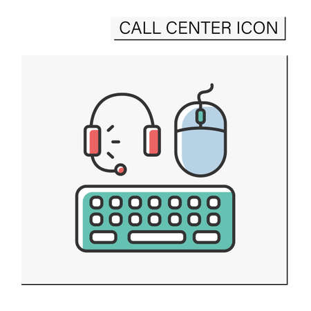 Devices color iconのイラスト素材