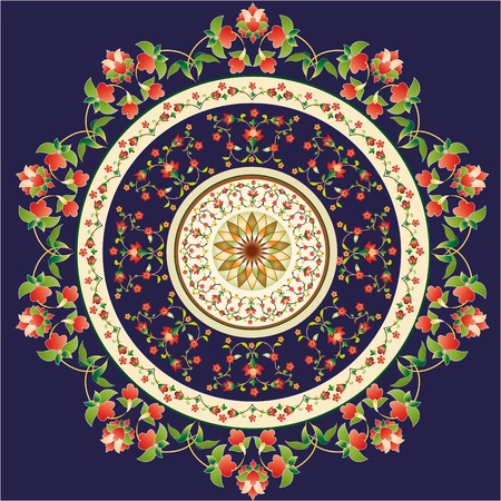 Oriental pattern and ornamentsのイラスト素材