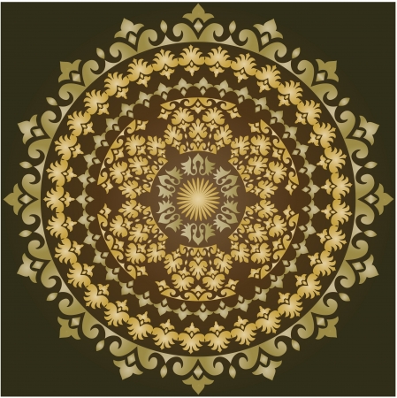 Oriental pattern and ornaments  Turkish design のイラスト素材