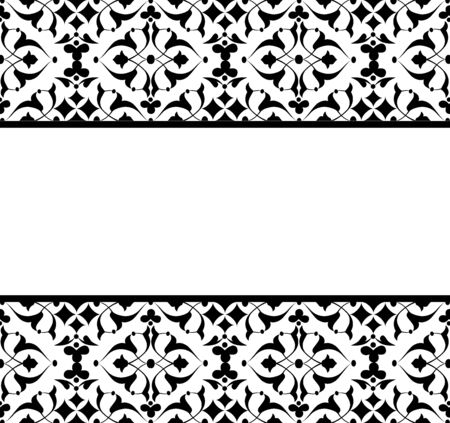 oriental background with floral motifs designedのイラスト素材