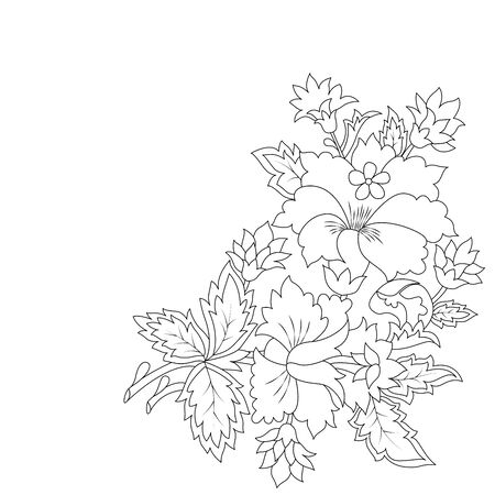 Designed taking advantage of the Ottoman motifs design seriesのイラスト素材