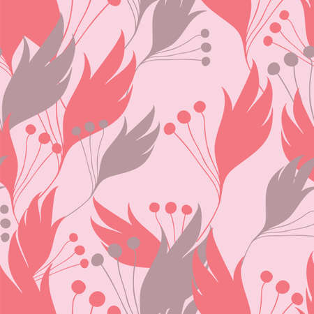 Colorful floral seamless background pattern. Wallpaper, pattern fills, web page background,surface textures, textile design template. Vector illustrationのイラスト素材