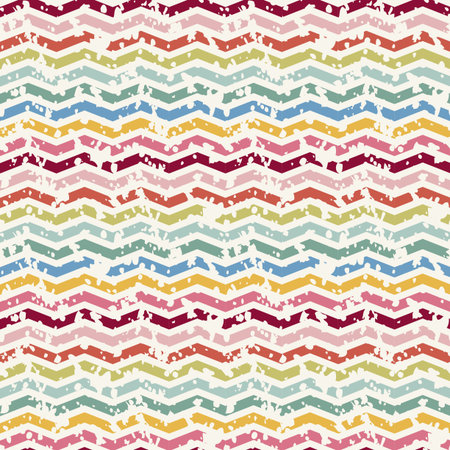 Vector Seamless Chevron Pattern. Vintage zigzag background
