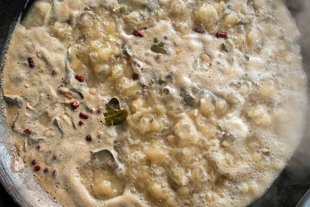 mutton stew potの写真素材