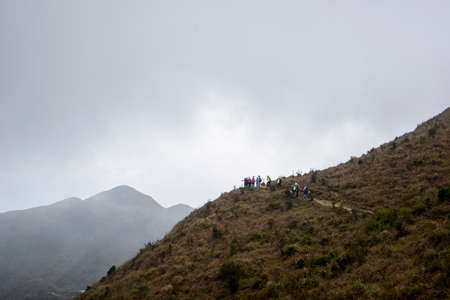 Mountain climbingの写真素材