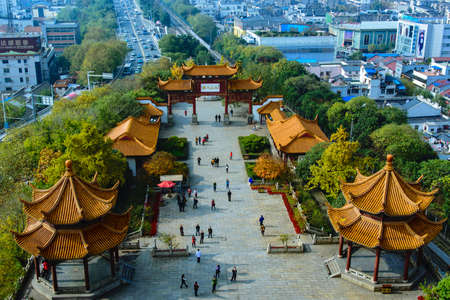 Yellow Crane Tower scenic spotのeditorial素材