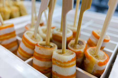 Boiled meat rollの写真素材