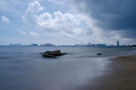 Offshore reefs at the Haikou stationの写真素材