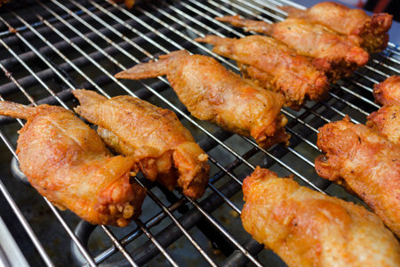 roasted glutinous chicken wingsの写真素材