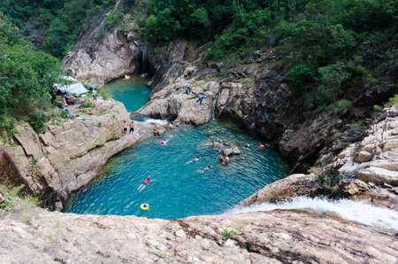 Lianhuakeng scenery in Taishan City, Guangdong Provinceのeditorial素材