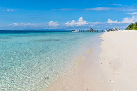 Semporna scenery in Tawau, Malaysiaの写真素材