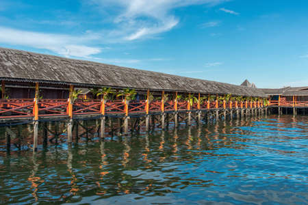 Scenery of Semporna, Tawau, Malaysia, Asiaのeditorial素材