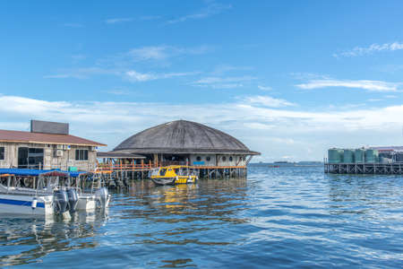 Scenery of Semporna, Tawau, Malaysia, Asiaのeditorial素材