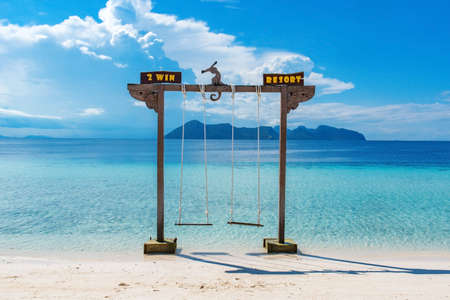 Semporna scenery in Tawau, Malaysiaのeditorial素材