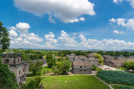 Diaolou Group, Zili Village, Kaiping, Jiangmen City, Guangdong Province, Chinaの写真素材