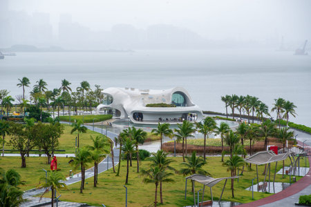 The futuristic ArtScience Museum in Singapore