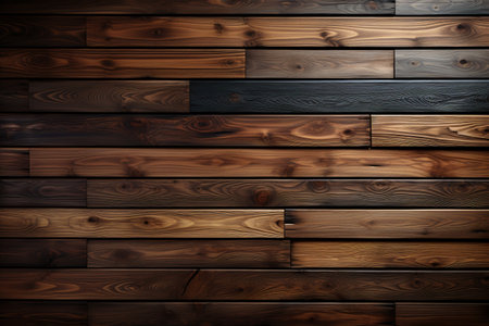 Surface of the old brown wood textureの素材