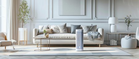 A generic air conditioner purifier or AC controllerの素材