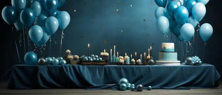 Cream cake with a candle for two years celebrationの素材