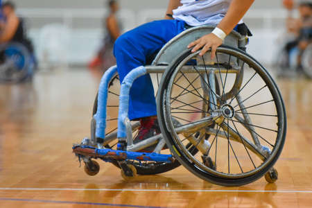 Buenos Aires, Argentina. 27 Jan, 2017. Brazil vs. Argentina wheelchair basketball game during the Americas Championship 2017.のeditorial素材