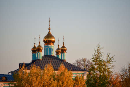 Moscow, Russia - 17 October, 2018: Ð¡hurch of Nativity of the Blessed Virgin Mary in Krylatskie Hills in Moscow, Russia.のeditorial素材