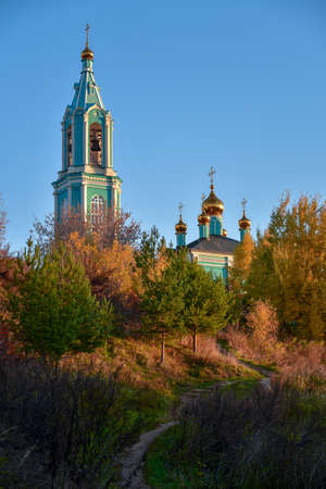 Moscow, Russia - 17 October, 2018: Ð¡hurch of Nativity of the Blessed Virgin Mary in Krylatskie Hills in Moscow, Russia.のeditorial素材