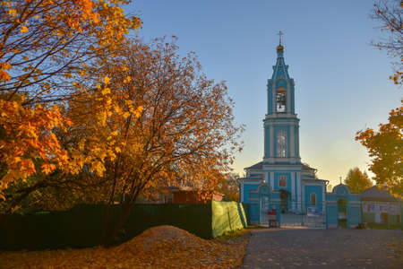 Moscow, Russia - 17 October, 2018: Ð¡hurch of Nativity of the Blessed Virgin Mary in Krylatskie Hills in Moscow, Russia.のeditorial素材