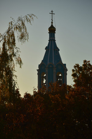 Moscow, Russia - 17 October, 2018: Ð¡hurch of Nativity of the Blessed Virgin Mary in Krylatskie...
