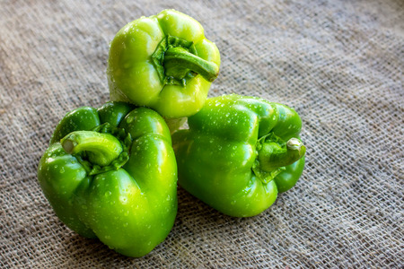 Photo of green peppersの写真素材