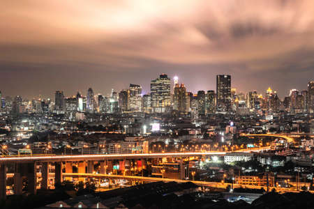 bangkok city, top view, thailandの写真素材