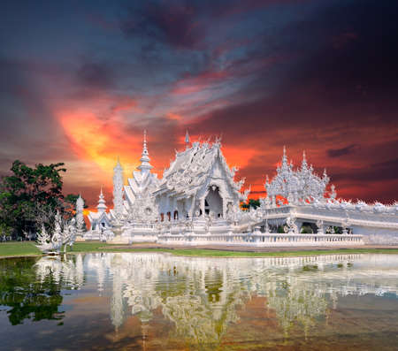 white templeの写真素材