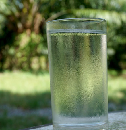 Glass of cold water