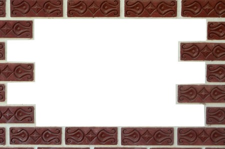Block wall frame