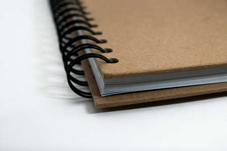 Brown notebookの写真素材
