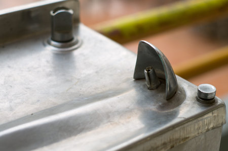 Dirty Public drinking water water dispenser