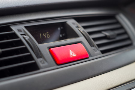Emergency button and digital clock