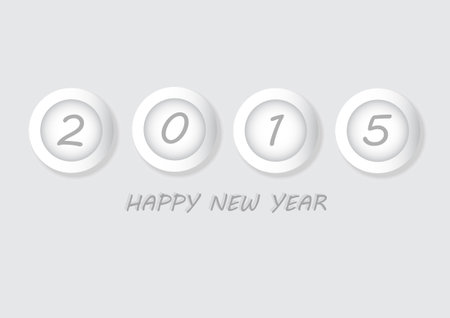 Vector : 2015 Happy New Year backgroundのイラスト素材