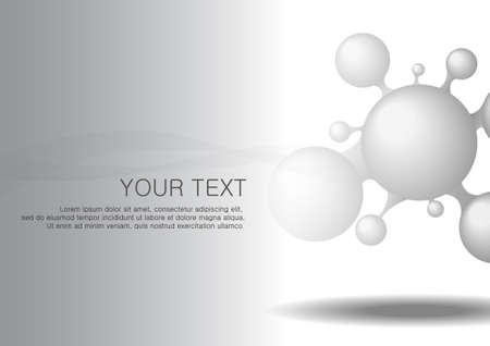 Vector : Background of circle networkのイラスト素材