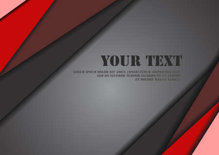 Vector : Overlap paper abstract backgroundのイラスト素材