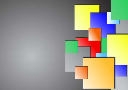 Vector : Overlap paper backgroundのイラスト素材