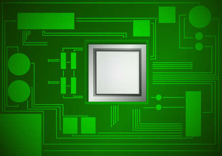 Vector : Electronic circuit board backgroundのイラスト素材