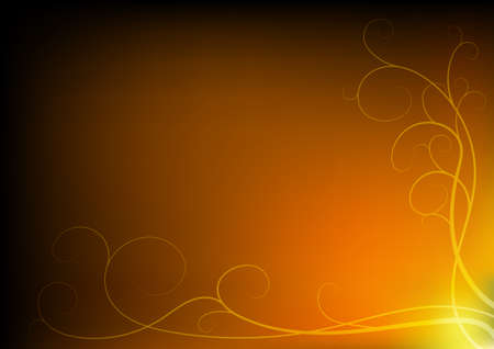 Vector : Abstract vintage vines backgroundのイラスト素材