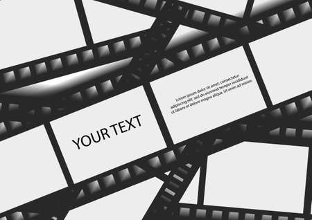 Vector : Film background and space for textのイラスト素材