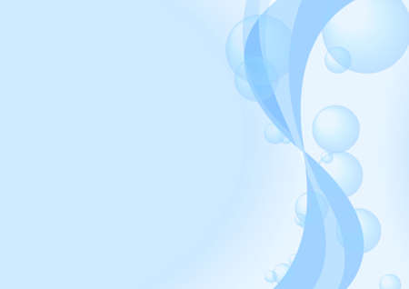 Vector : Stripe and bubble abstract backgroundのイラスト素材