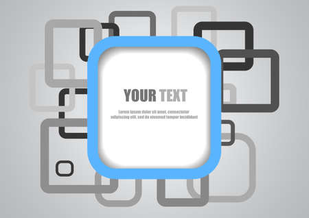 Space for text in square abstract backgroundのイラスト素材