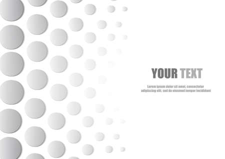  Abstract circle style background and space for textのイラスト素材