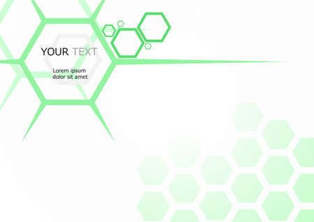 Vector : Honeycomb abstract vector backgroundのイラスト素材