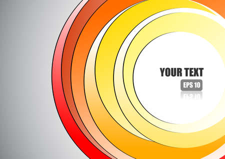 Colorful circle abstract backgroundのイラスト素材