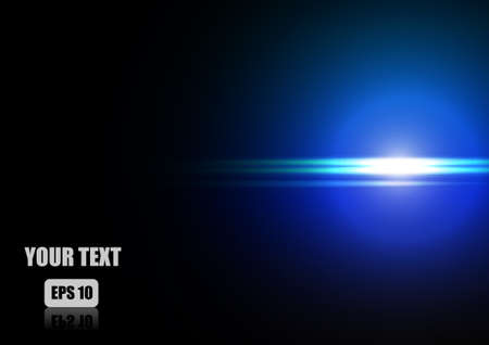 Vector : Abstract glossy stripe line and black blue backgroundのイラスト素材