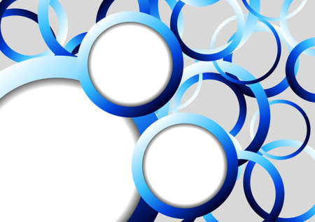 Abstract blue with space for text on gray backgroundのイラスト素材